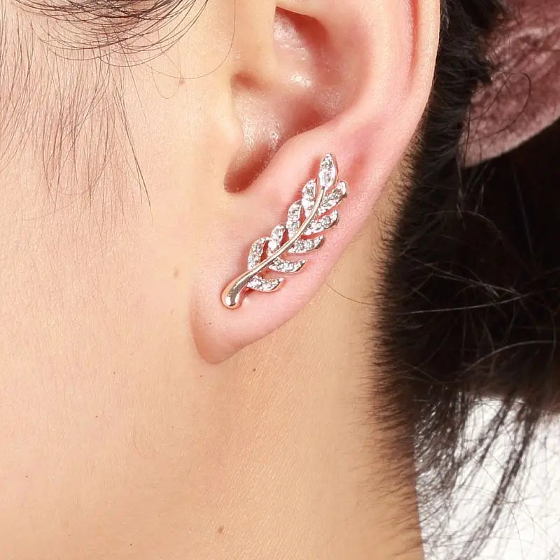 Leaf et Earrings