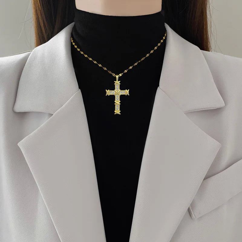 Endure Cross Necklace