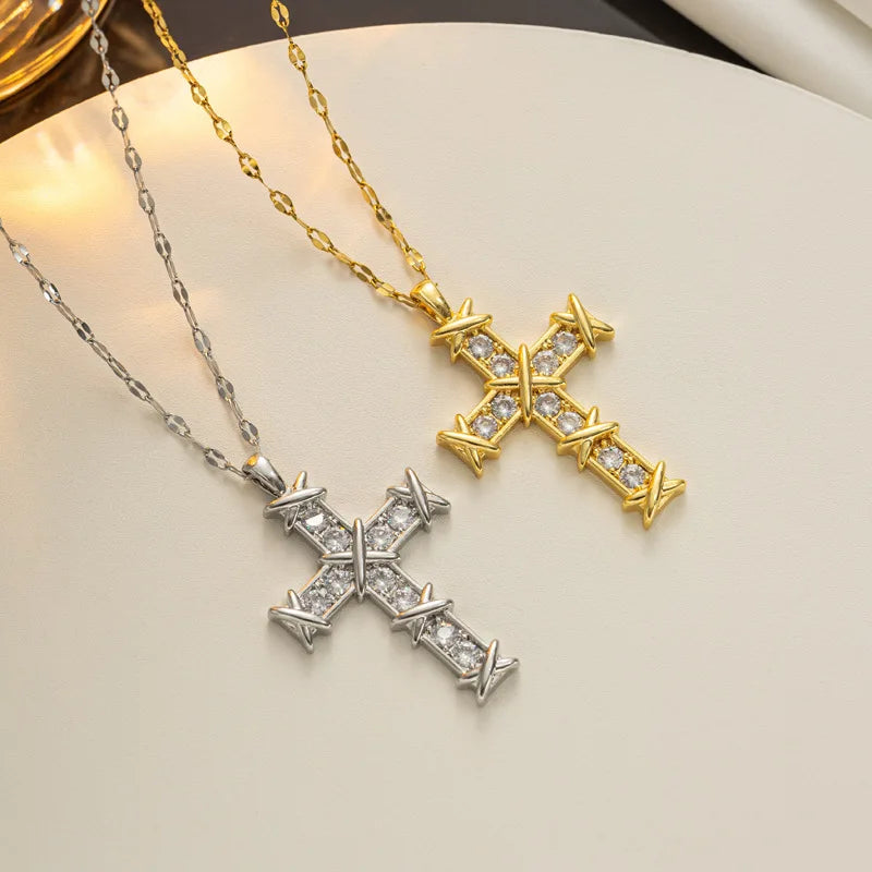 Endure Cross Necklace