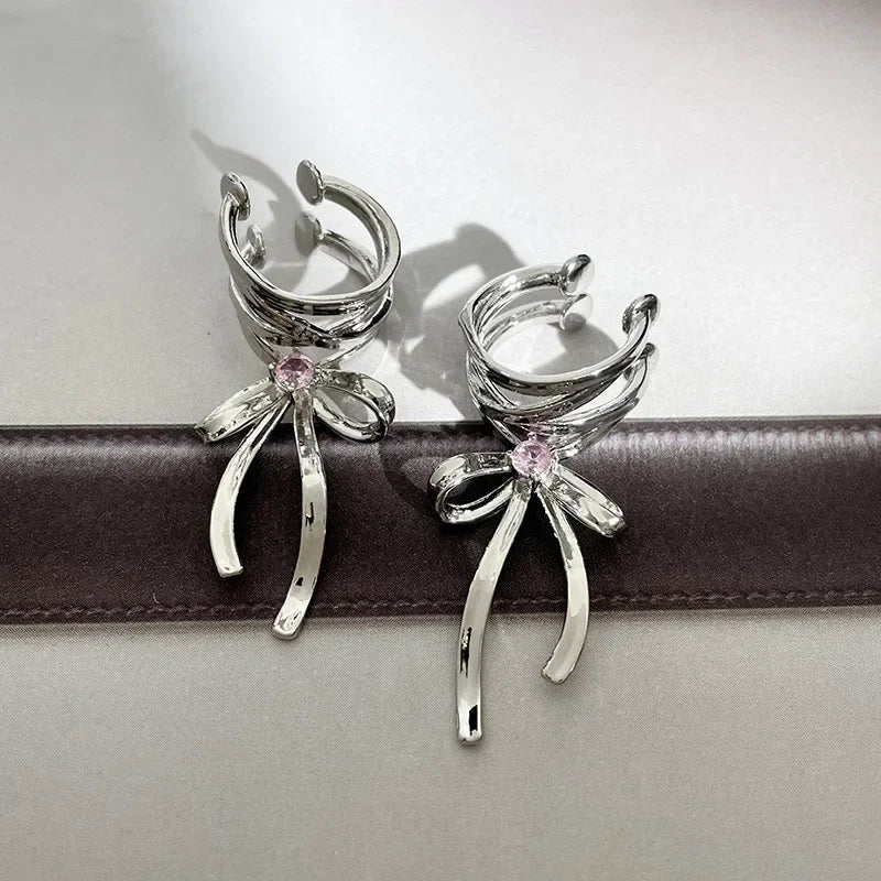 Ribbon Knot Earring Clip