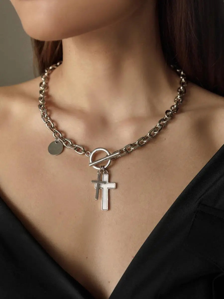 Tu Cross Necklace