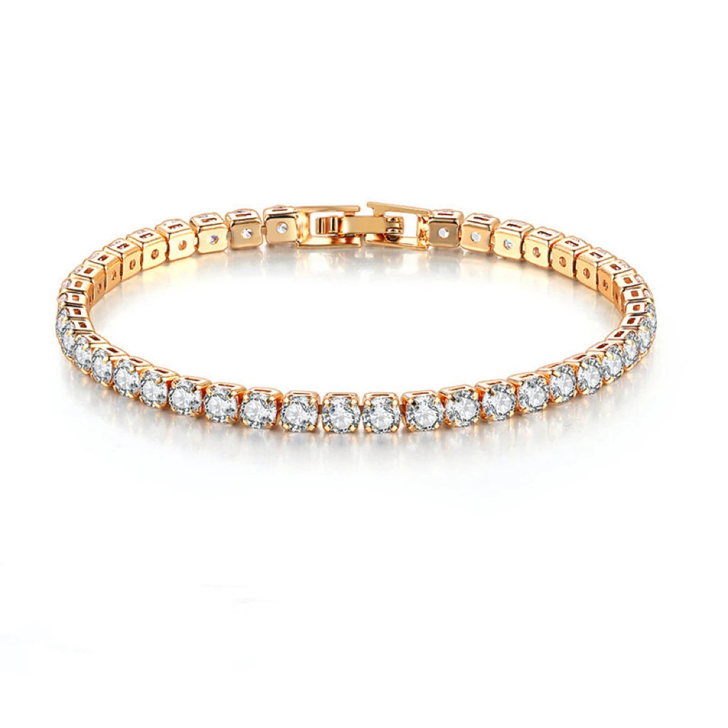 tennis bracelet rose gold
