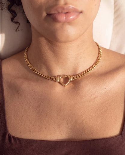 Open Heart Necklace