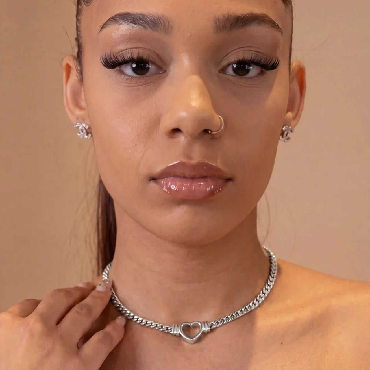 Open Heart Necklace