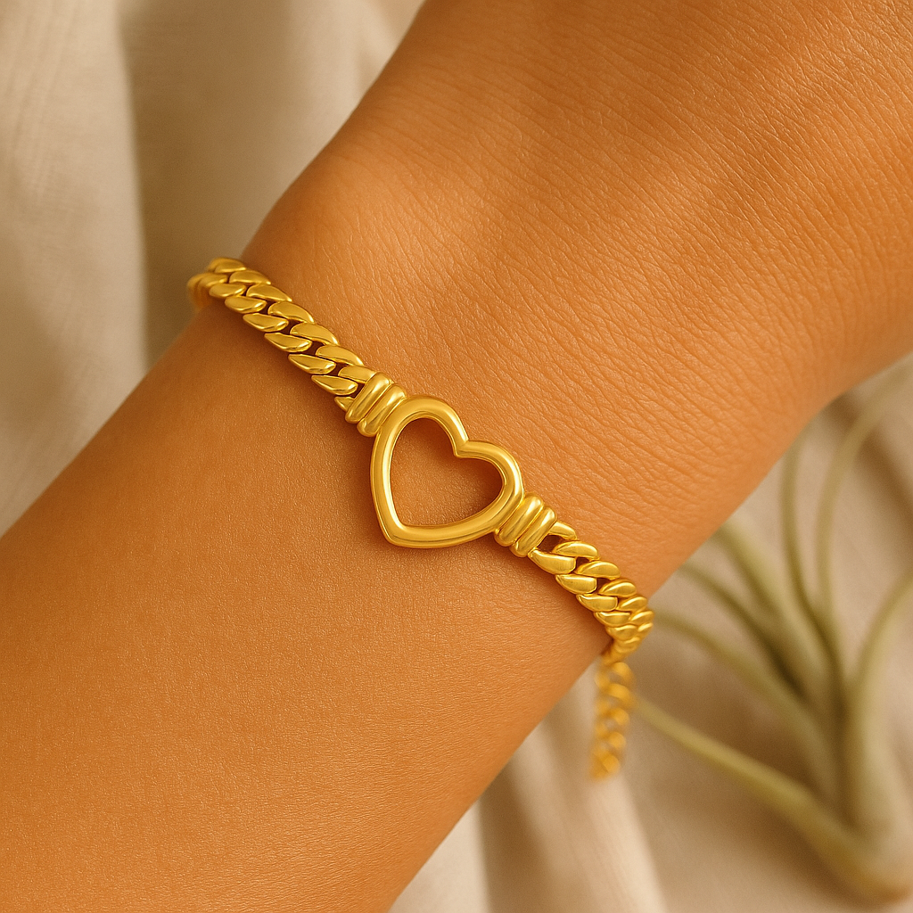 Open Heart Bracelet
