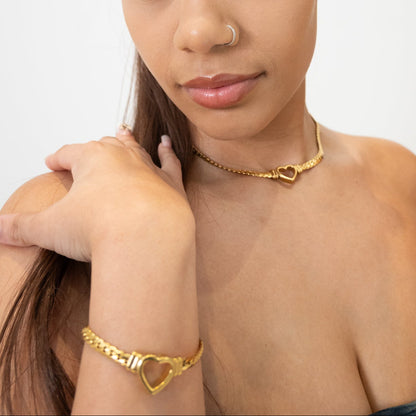 Open Heart Bracelet