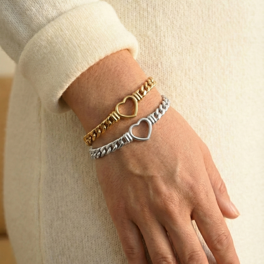 Open Heart Bracelet