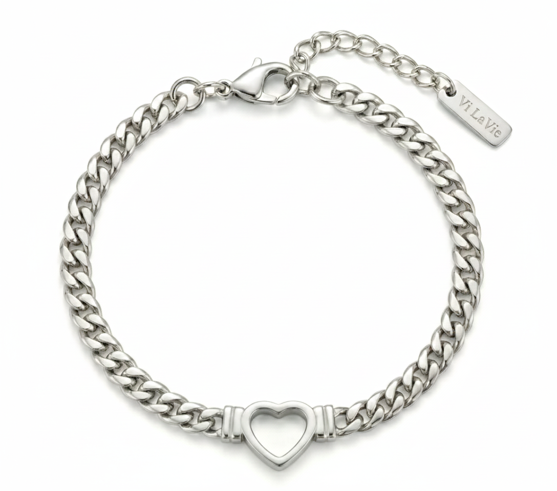 Open Heart Bracelet