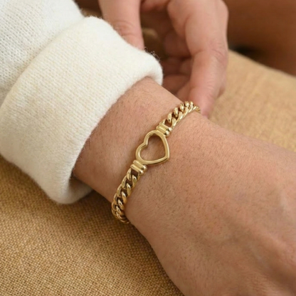 Open Heart Bracelet