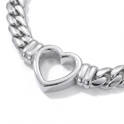 Open Heart Bracelet