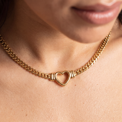 Open Heart Necklace