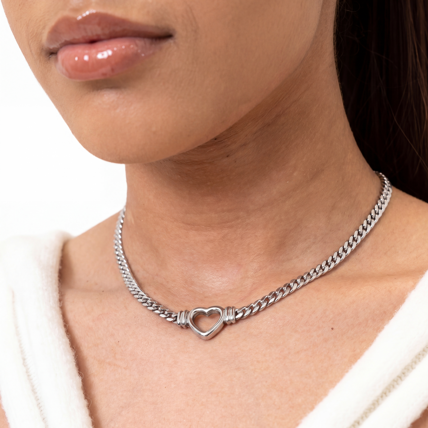 Open Heart Necklace