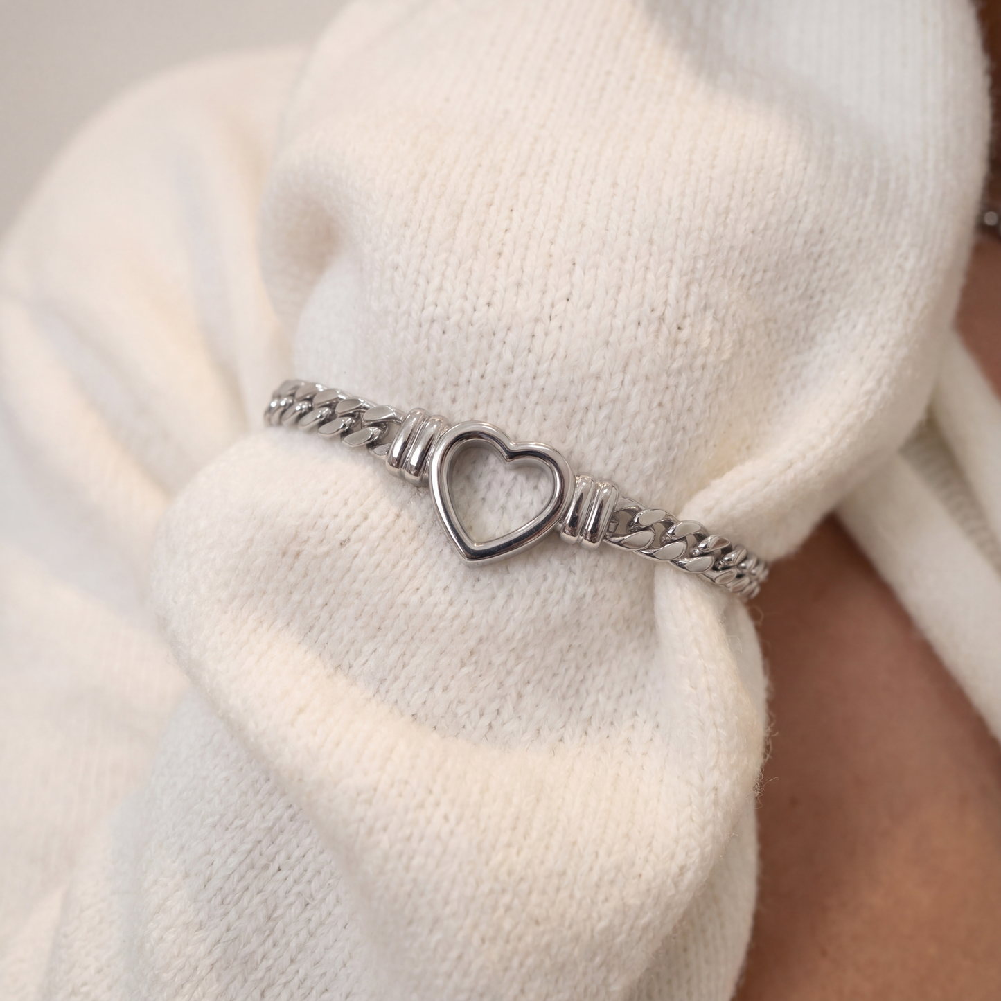 Open Heart Bracelet