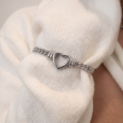 Open Heart Bracelet